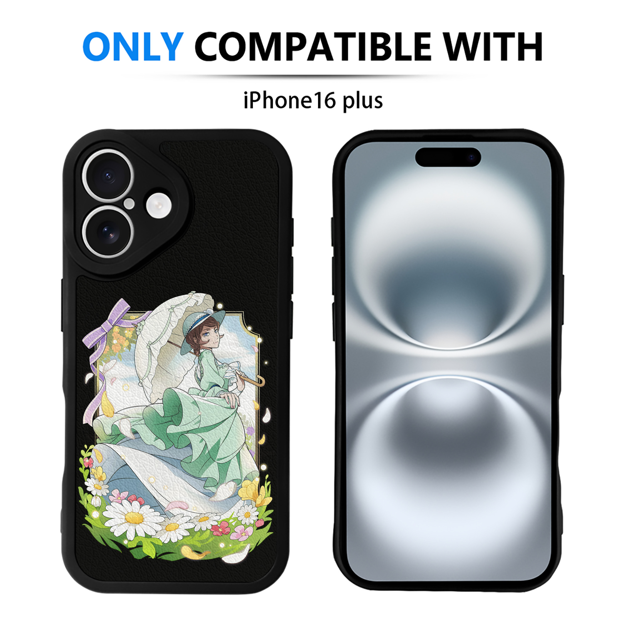 （画像用） 文豪ストレイドッグス Bungo Stray Dogs 【iPhone 16シリーズ対応】シリコンスマホケース（レザー調） 材質：シリコン